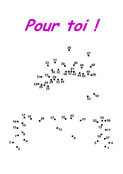 Joyeux anniversaire avec un point &agrave; point amusant